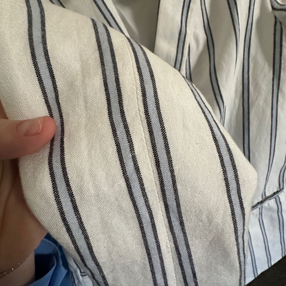A New Day Striped Linen Blazer - Picture 4 of 6